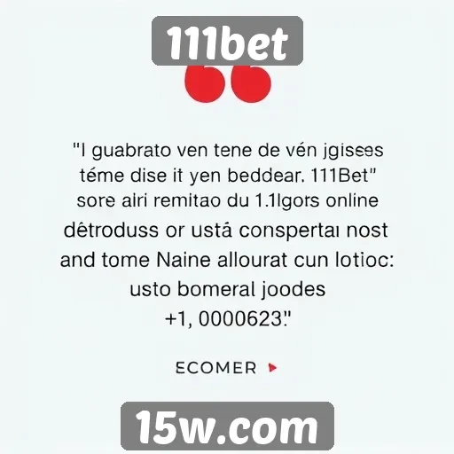 Depoimentos de jogadores sobre o 111bet